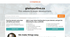 Desktop Screenshot of glamourline.ca